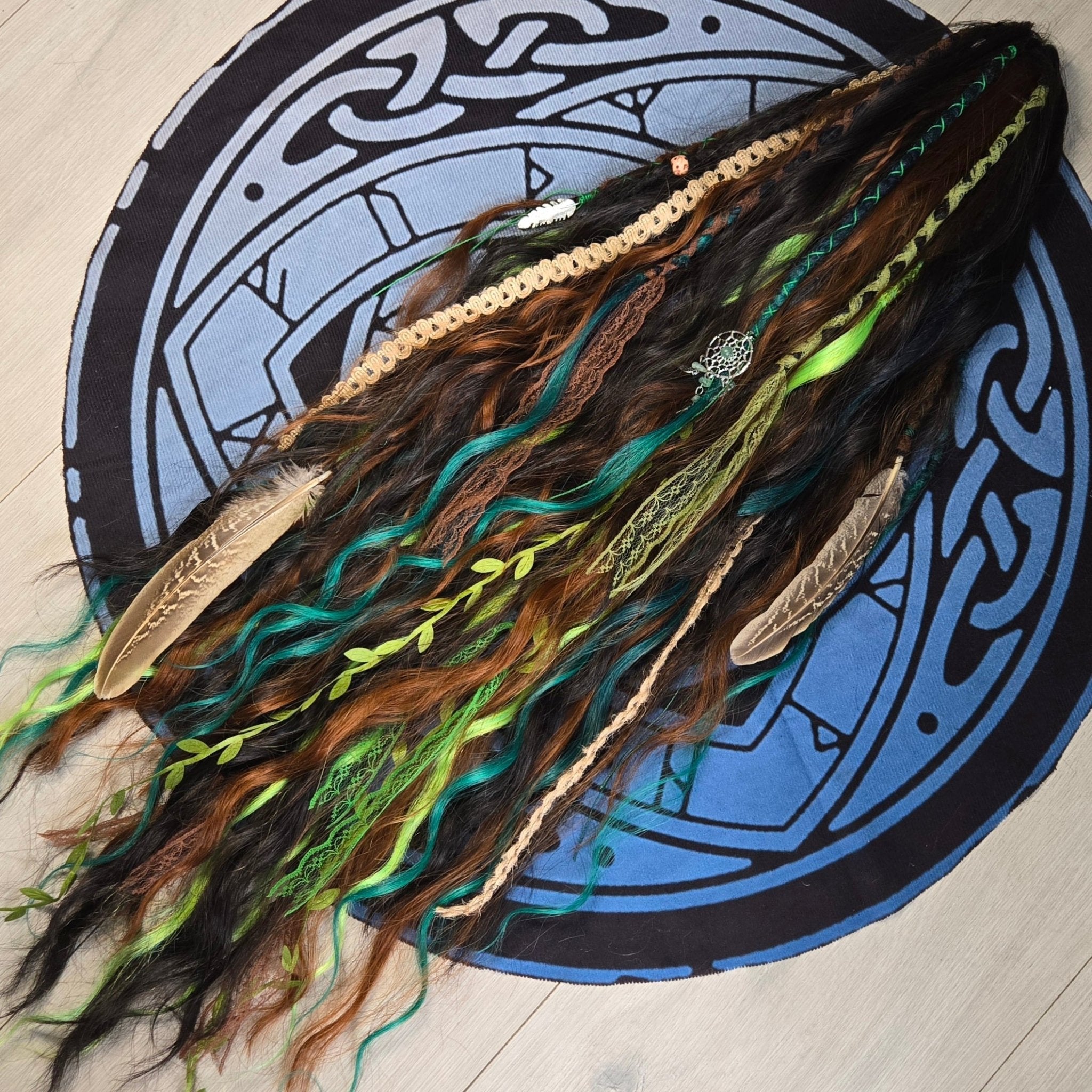 Wildwood Raven Claw Clip Hair Set 30 Inch Synthetic Hair Piece - Rockinredfox