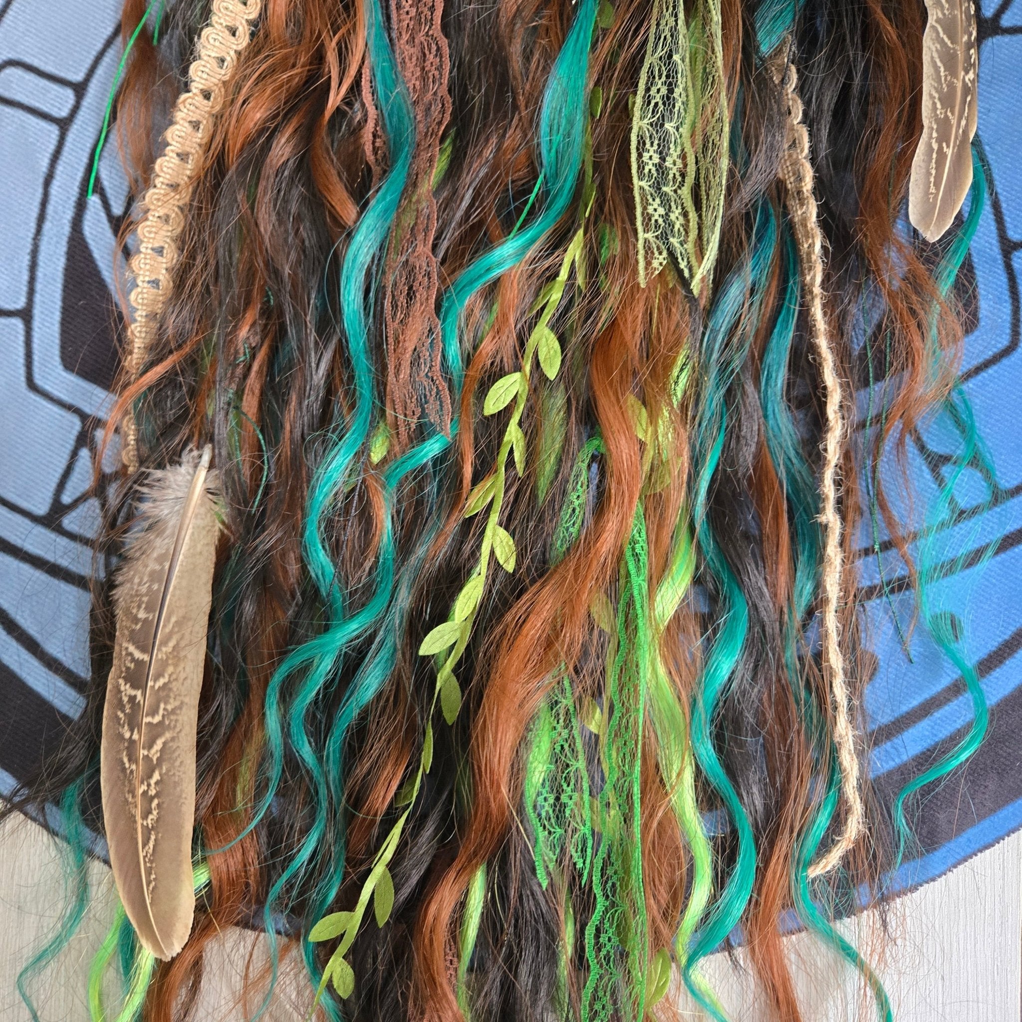 Wildwood Raven Claw Clip Hair Set 30 Inch Synthetic Hair Piece - Rockinredfox