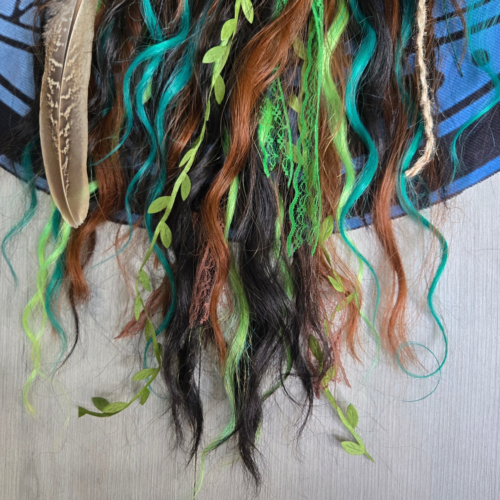 Wildwood Raven Claw Clip Hair Set 30 Inch Synthetic Hair Piece - Rockinredfox