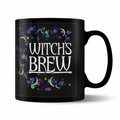 Witch’s Brew Mug Gothic Black Coffee Cup Witchy Ceramic Gift - Rockinredfox