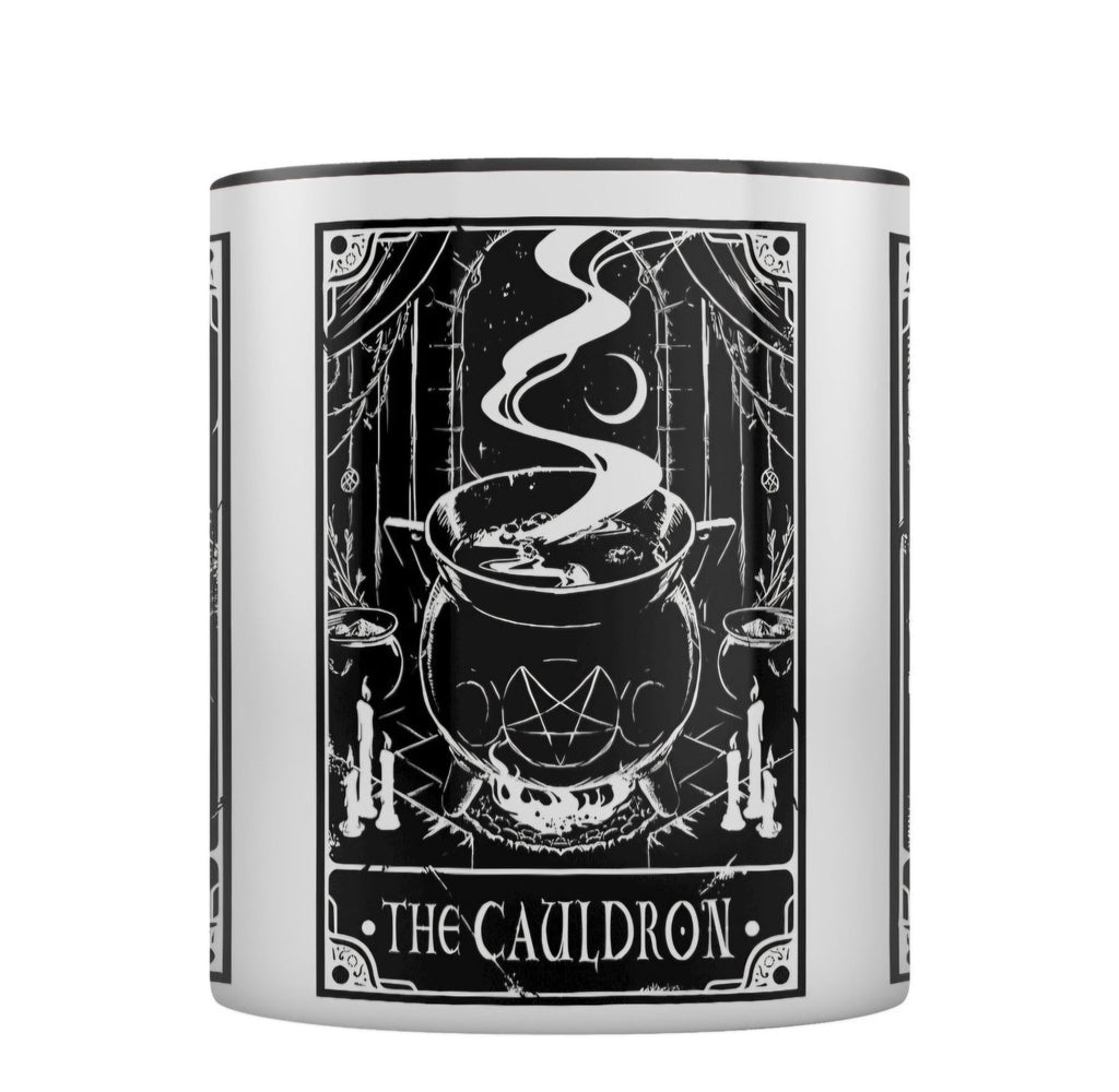 Witch’s Brew Mug – Gothic Black Potion Coffee Cup Witchy Gift - Rockinredfox